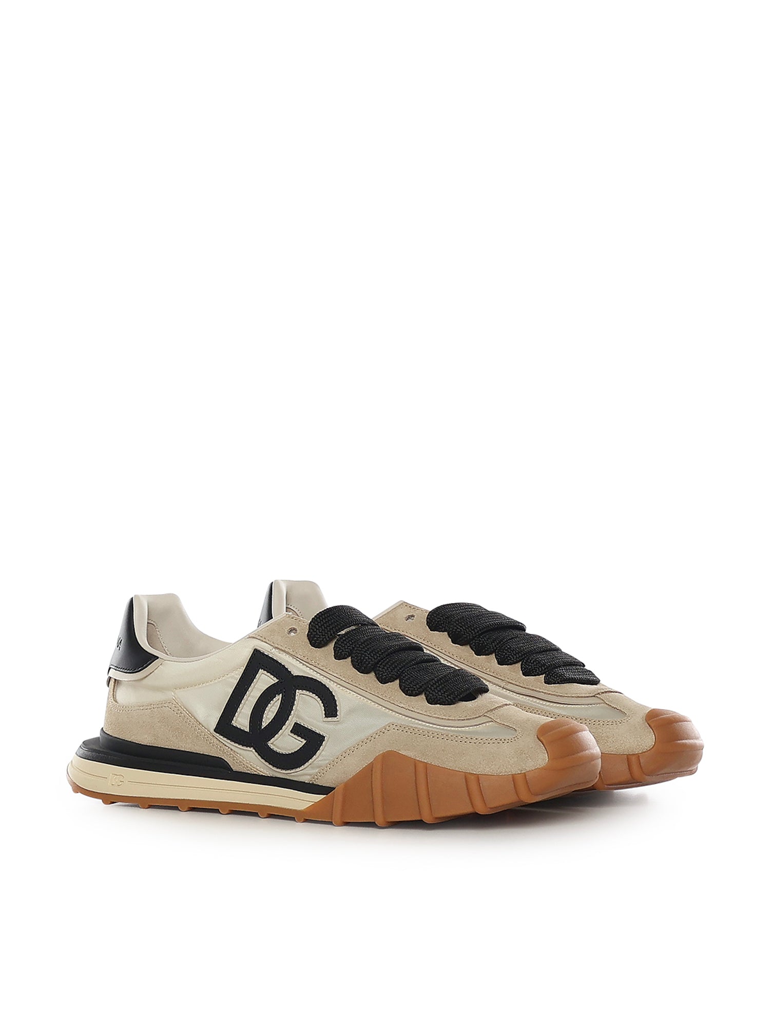 Dolce & Gabbana Sneakers Ivory/black Polyamide