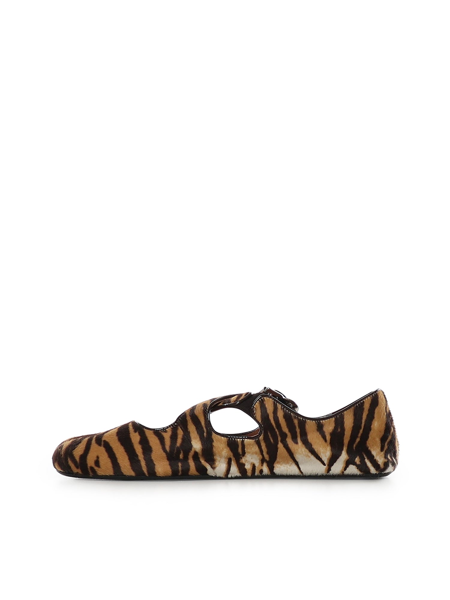 Alaia Flat shoes Beige Calfskin