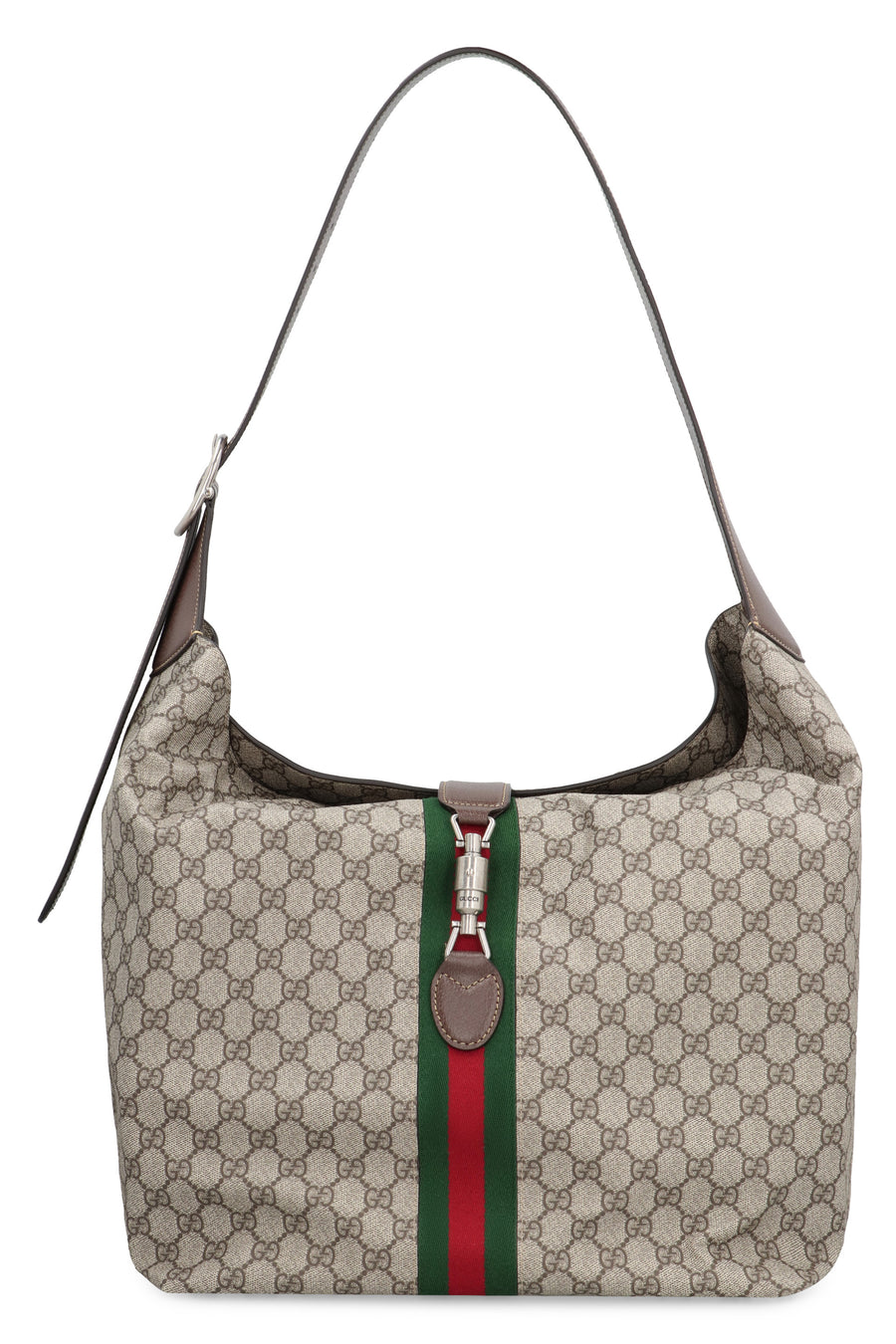 Shoulder Bag Jackie Gg Supreme Beige Cotton Tote