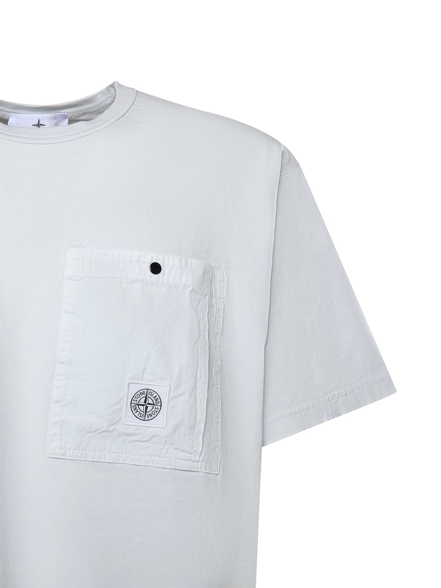 Stone Island T-shirts and Polos Blue Cotton