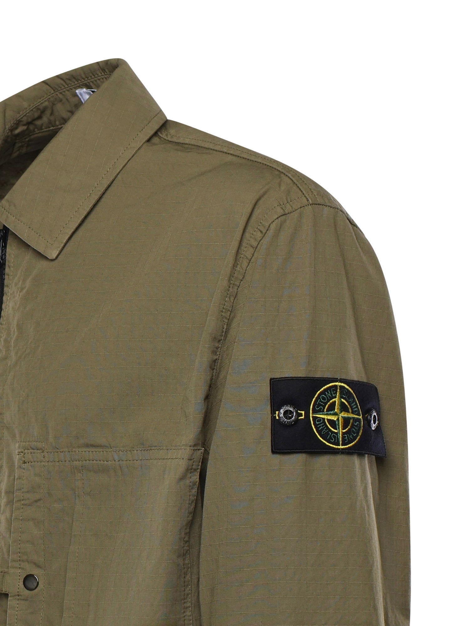 Stone Island Shirts Military Green Cotton