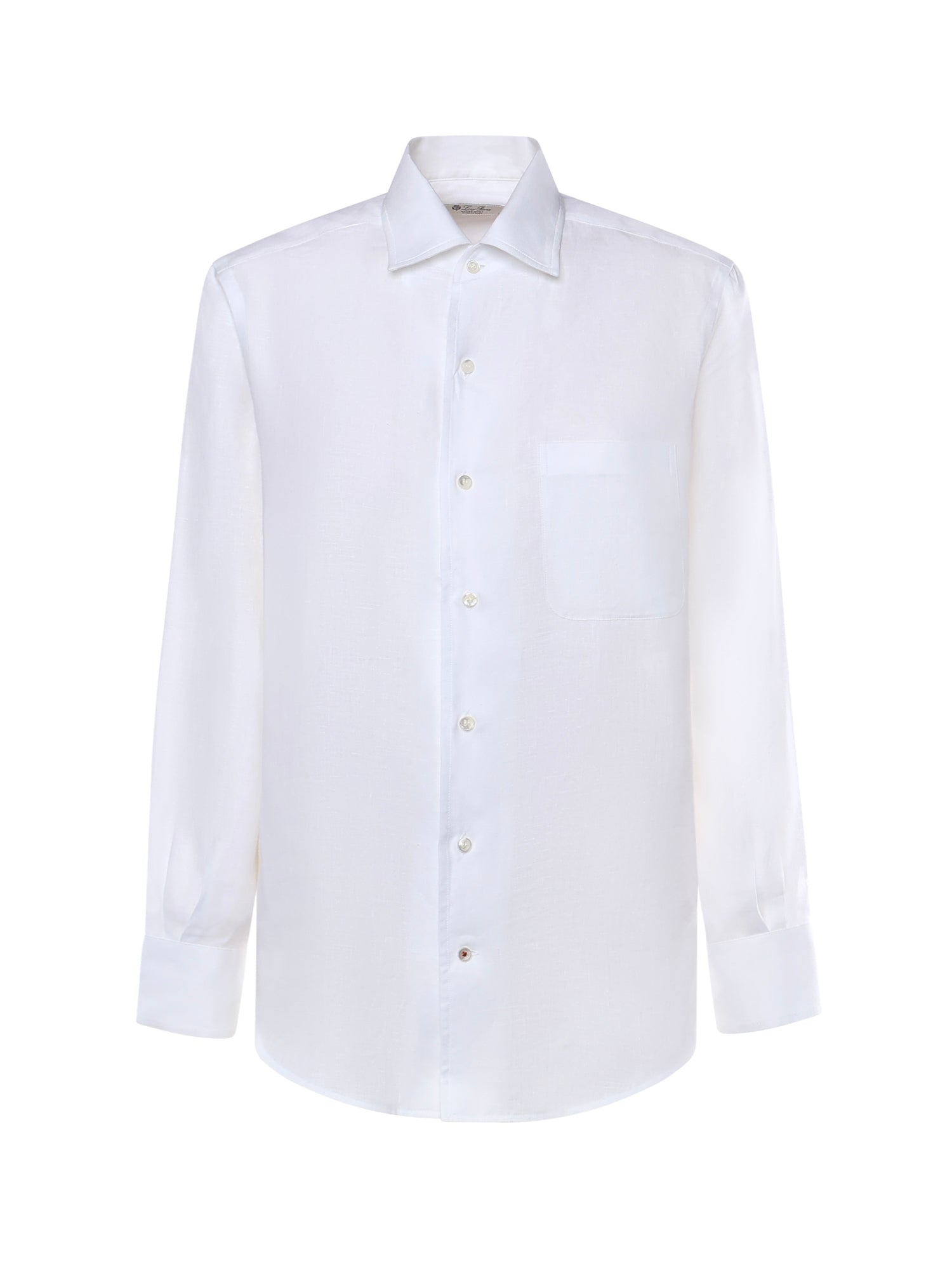 Loro Piana Shirts Optical White Flax