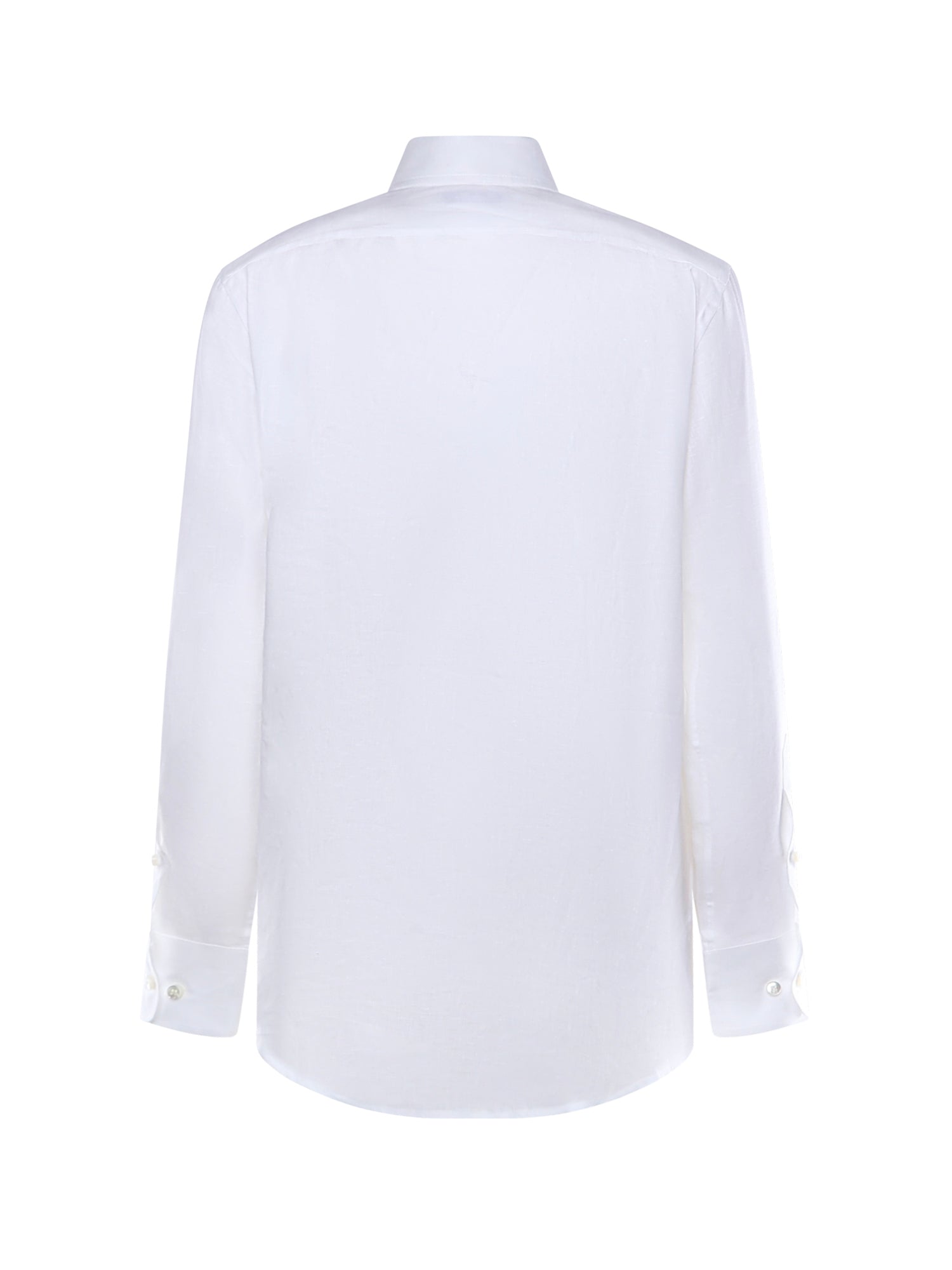 Loro Piana Shirts Optical White Flax