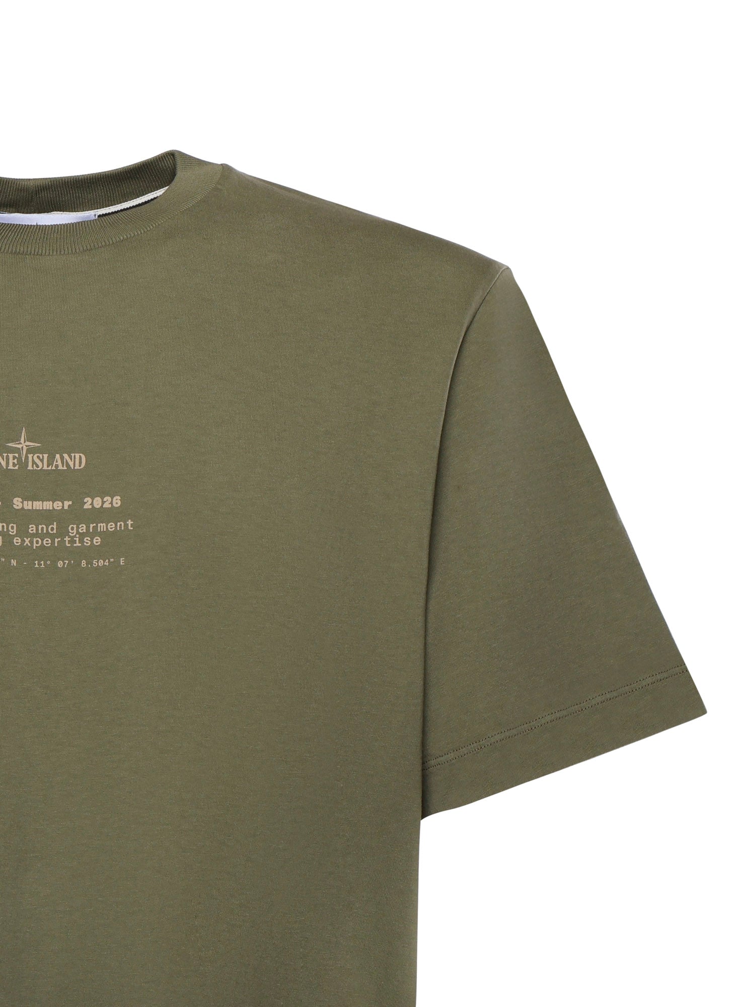 Stone Island T-shirts and Polos Military Green Cotton