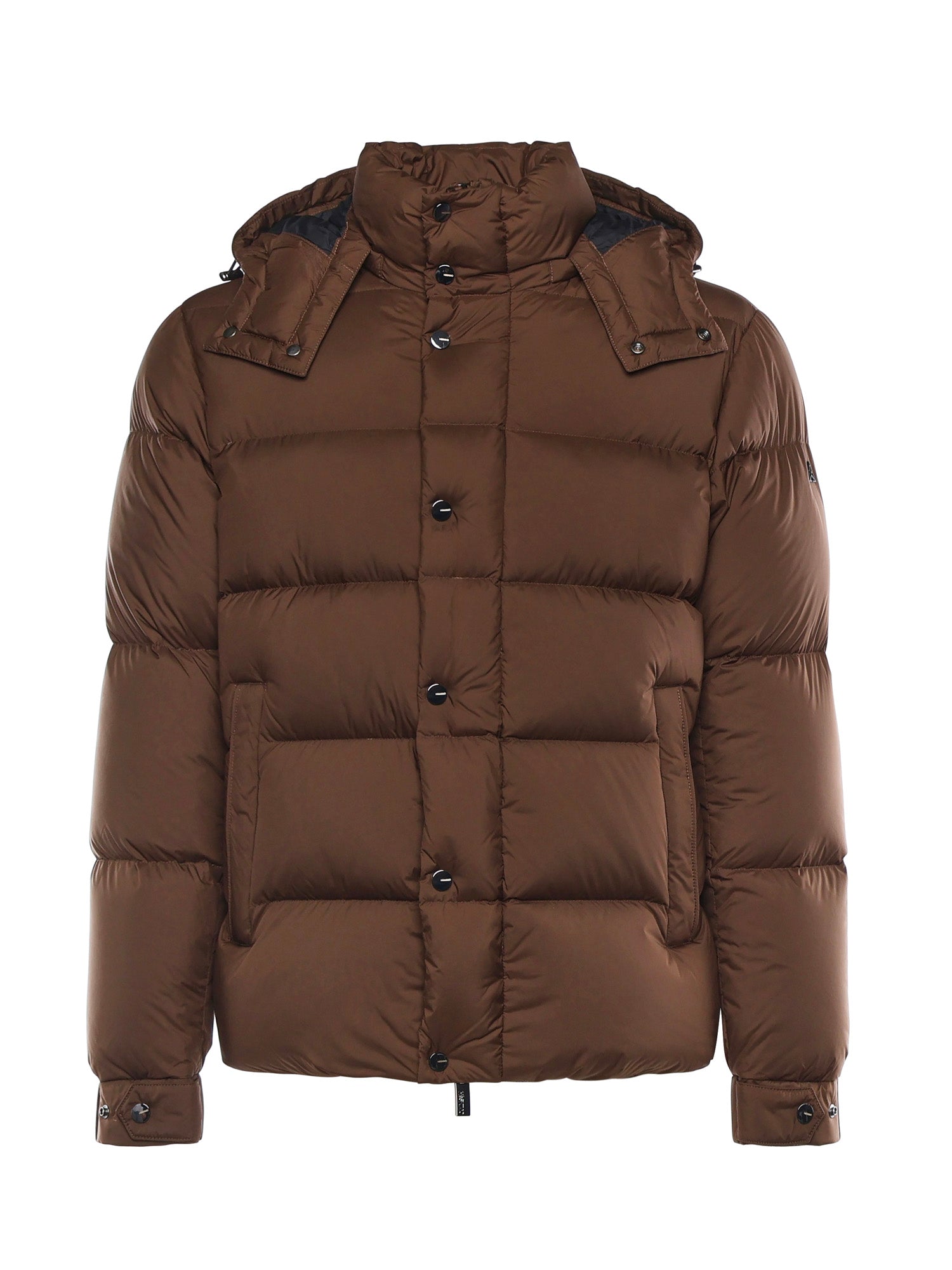 HESKIMO Coats Dark Brown Polyester Silk