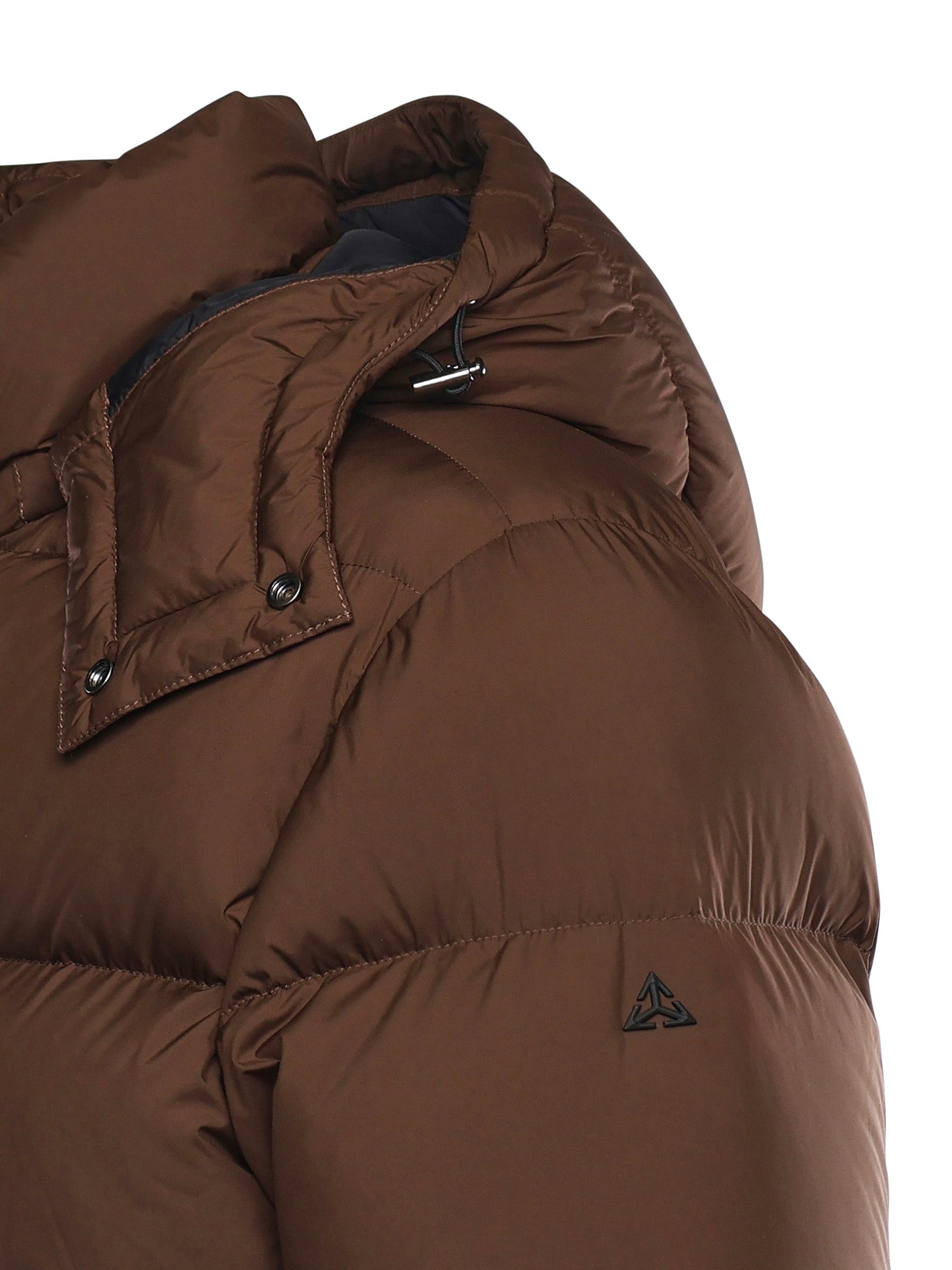 HESKIMO Coats Dark Brown Polyester Silk