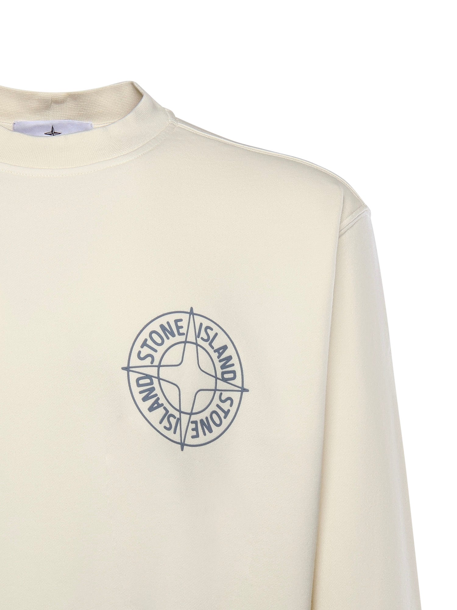 Stone Island Sweaters White Cotton