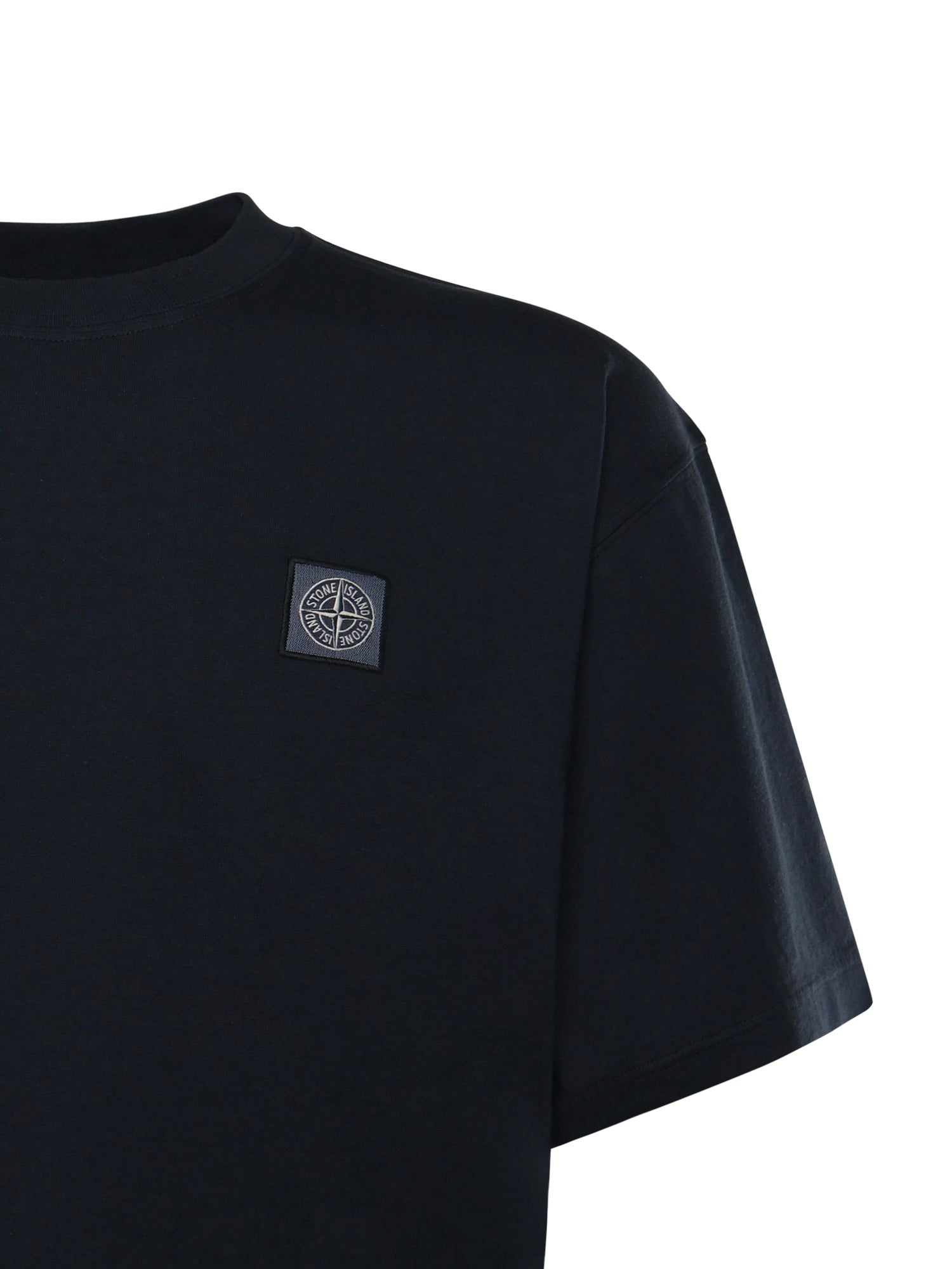 Stone Island T-shirts and Polos Blue Cotton