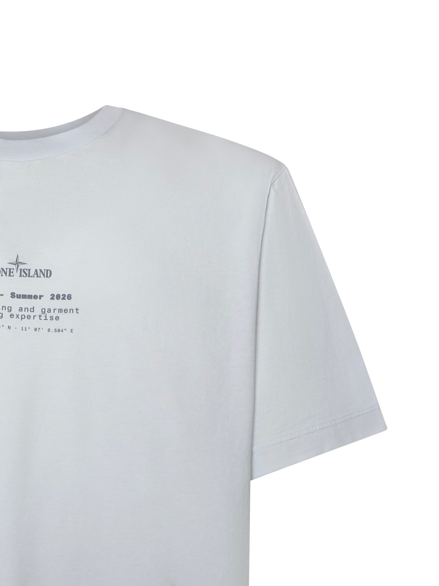 Stone Island T-shirts and Polos Blue Cotton