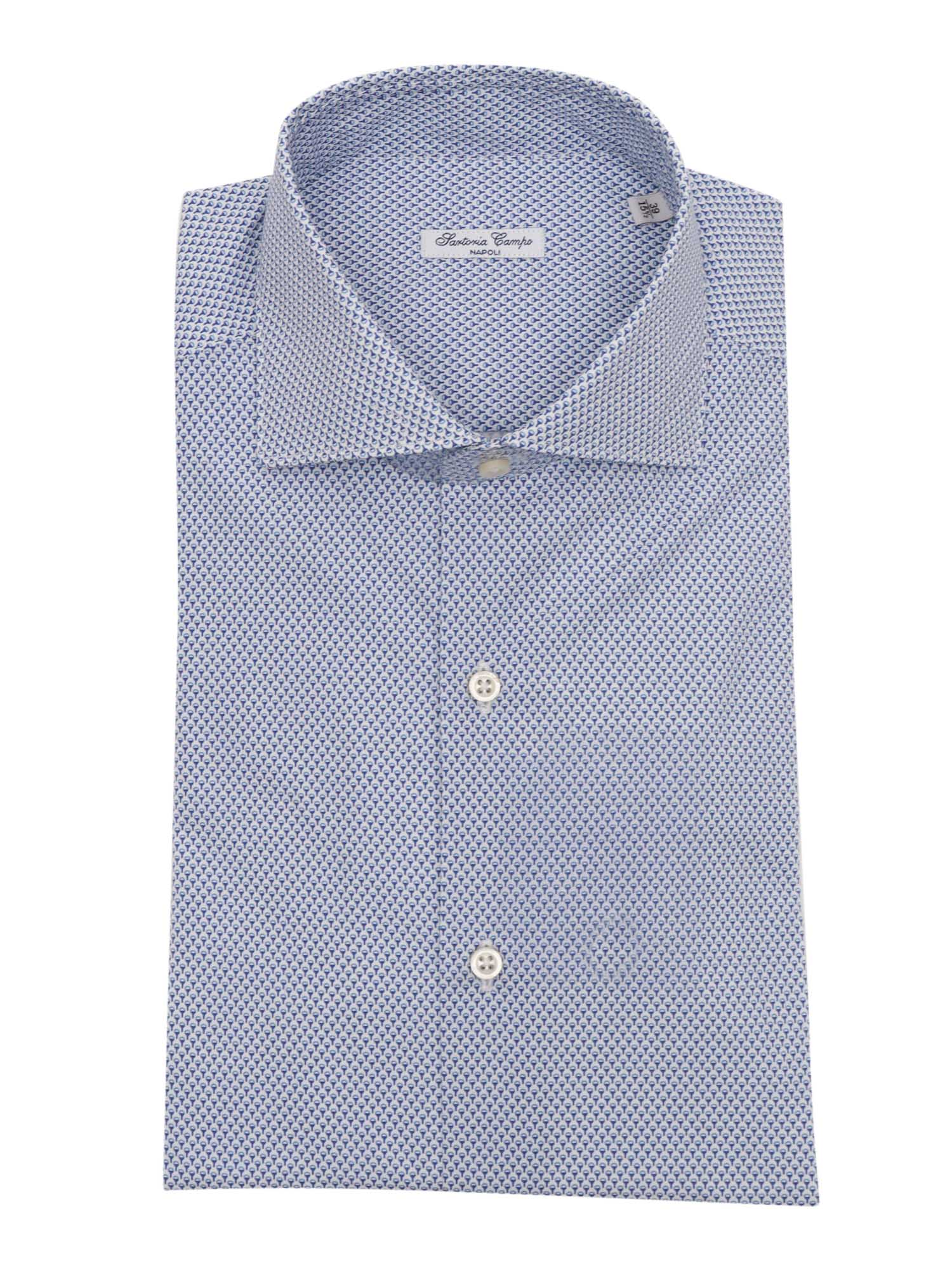 Mens Shirt Light Blue Cotton