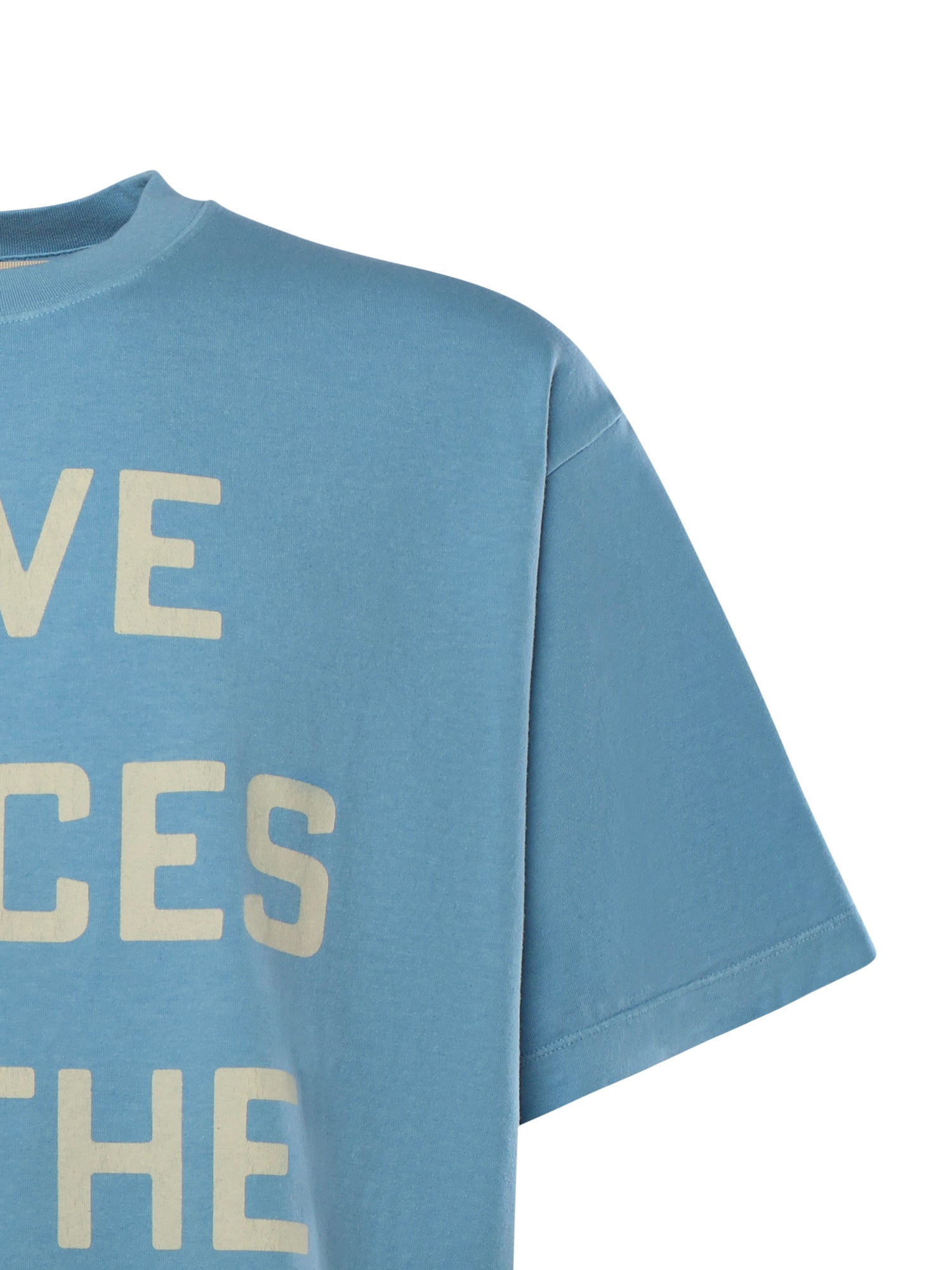 Valentino Garavani T-shirts and Polos Blue Cotton