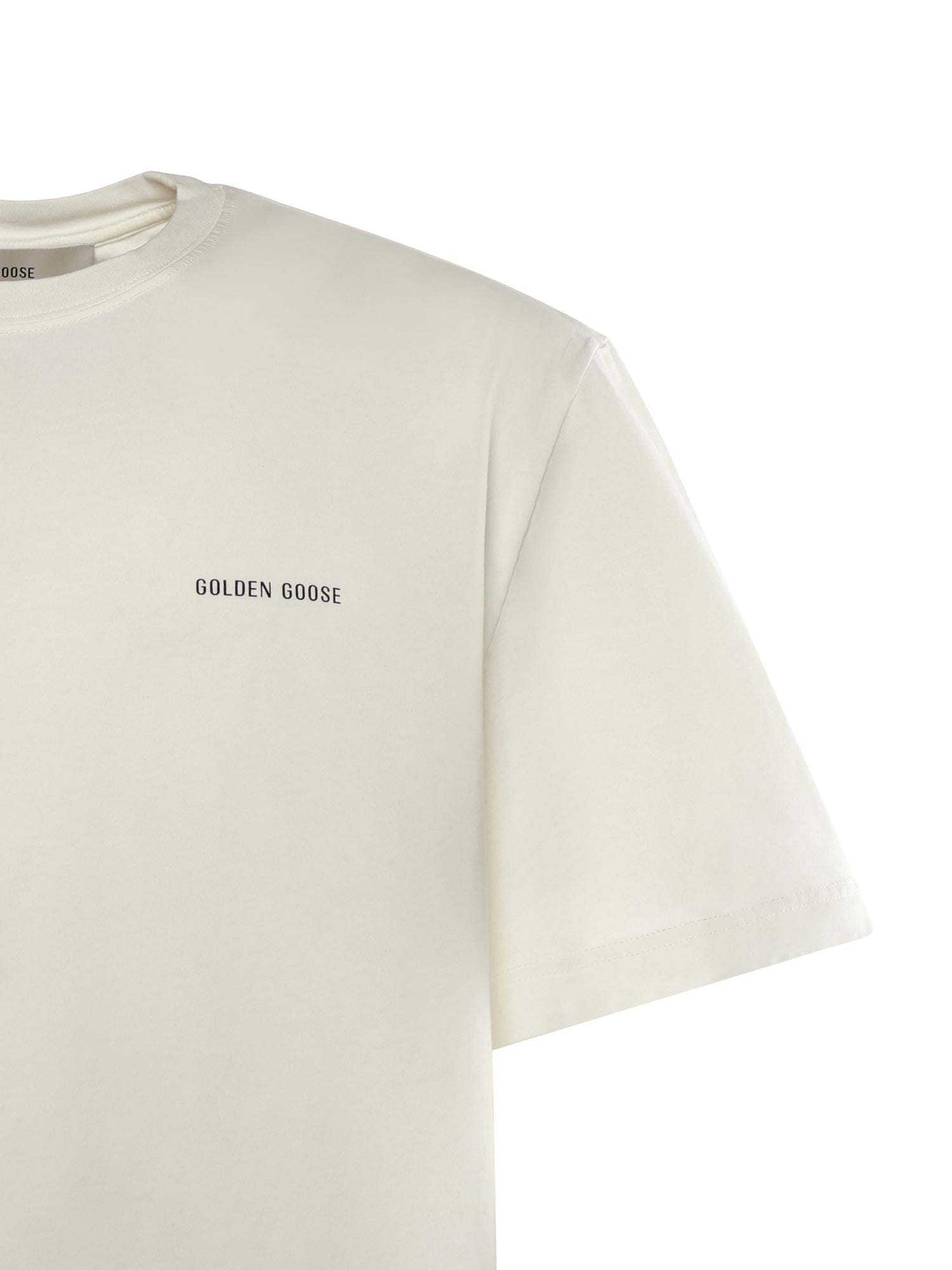 Golden Goose T-shirts and Polos Vintage White Cotton