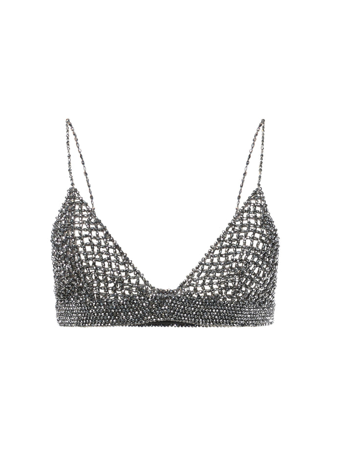 Golden Goose Top Silver Cotton