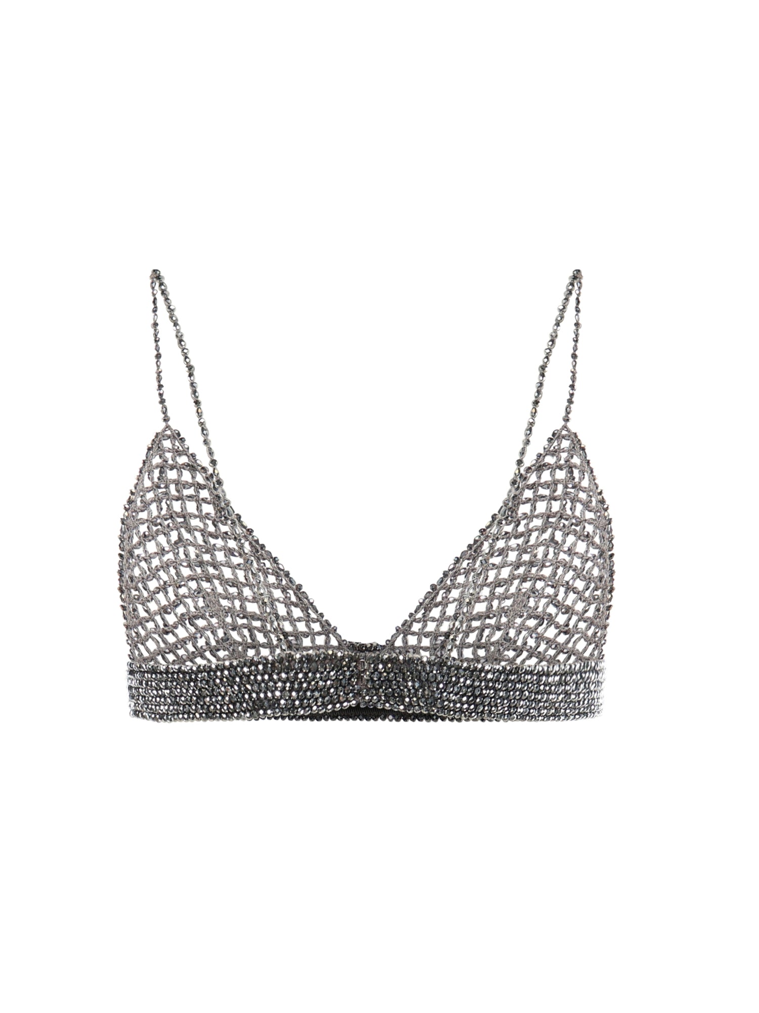 Golden Goose Top Silver Cotton