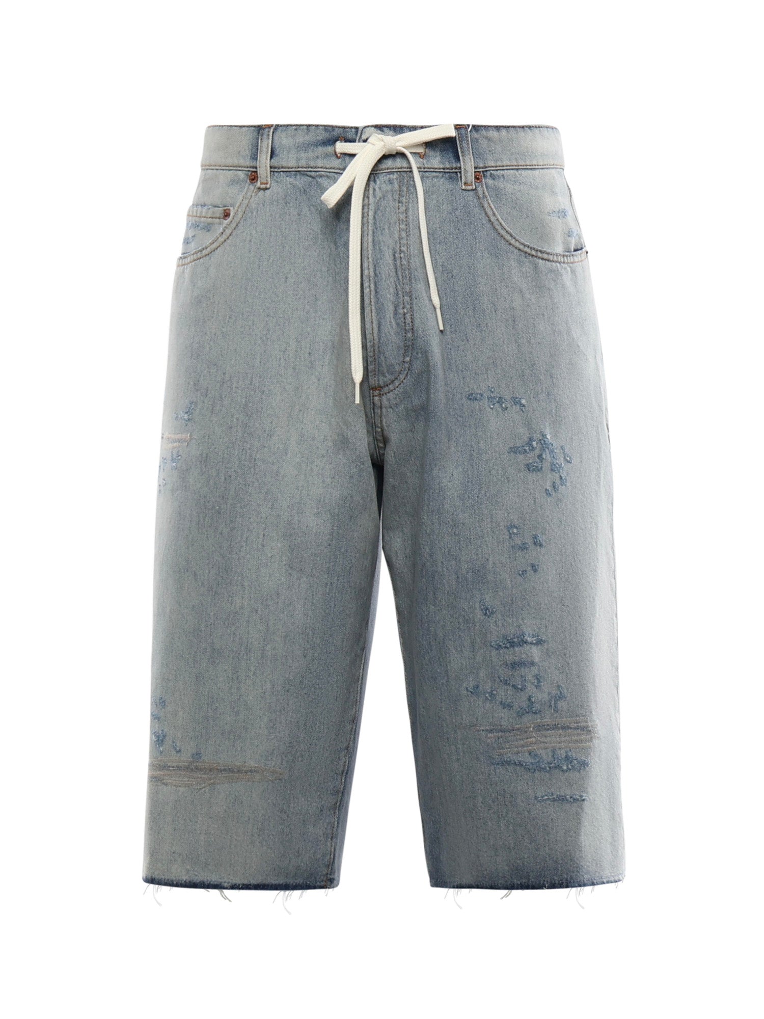 MM6 Maison Margiela Shorts Blue Cotton