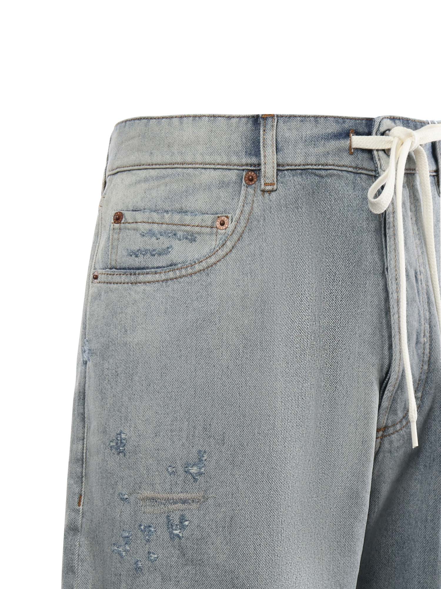 MM6 Maison Margiela Shorts Blue Cotton