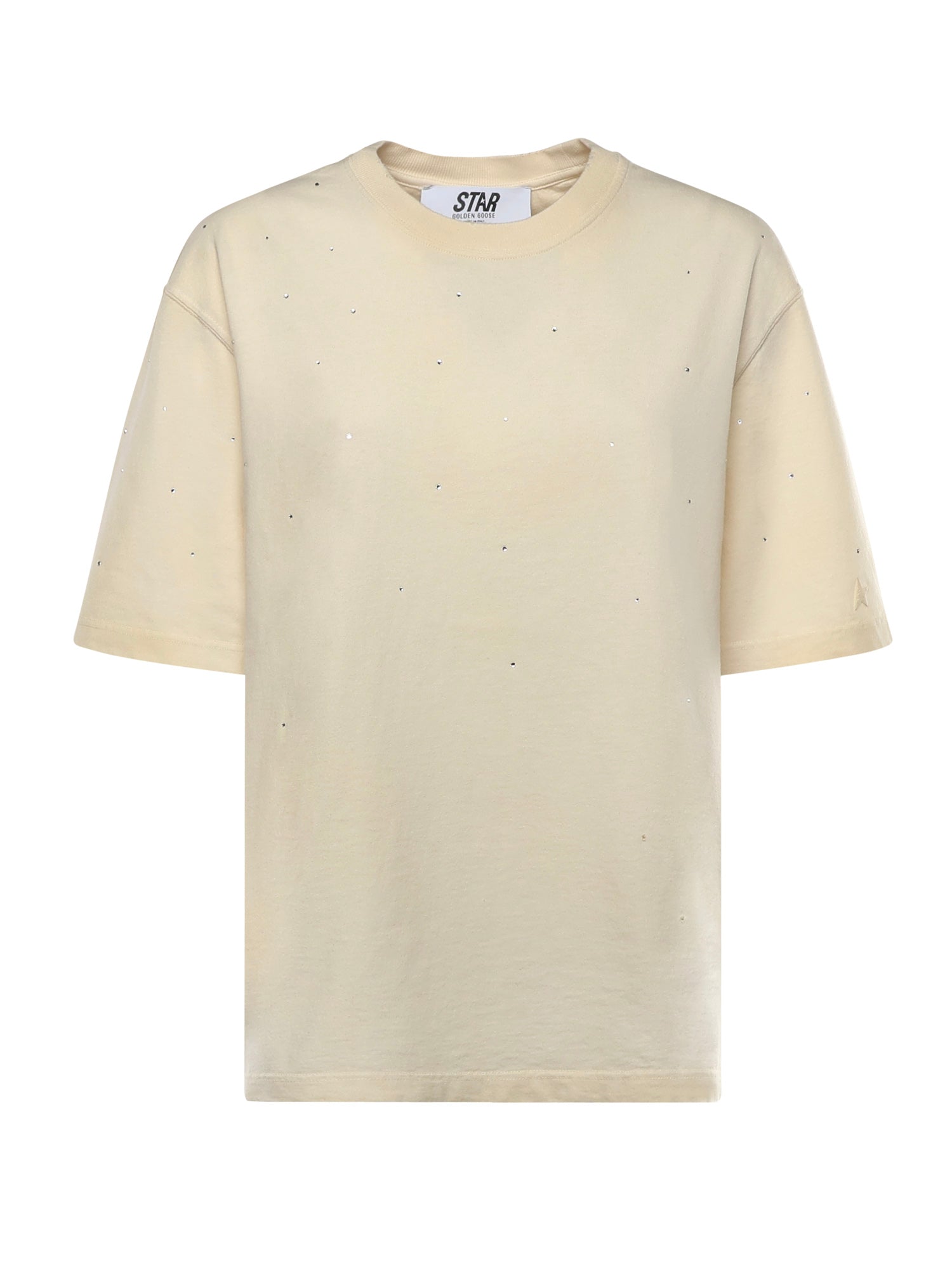 Golden Goose T-shirts and Polos Artic Wolf Cotton
