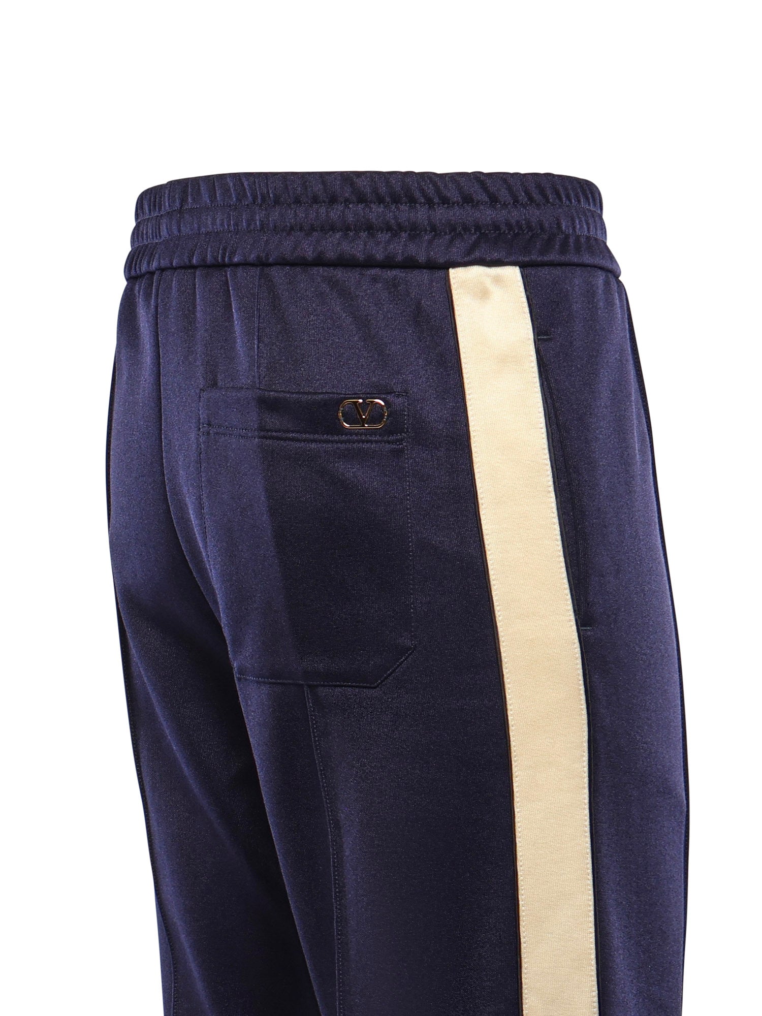 Valentino Garavani RTW Navy/butter Polyester