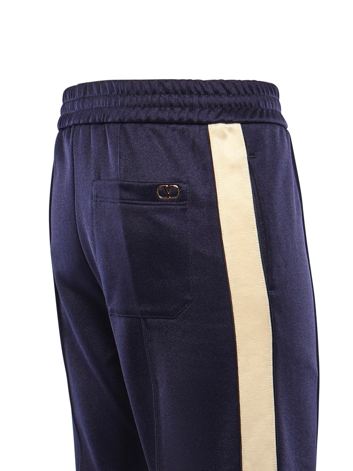 Valentino Garavani RTW Navy/butter Polyester