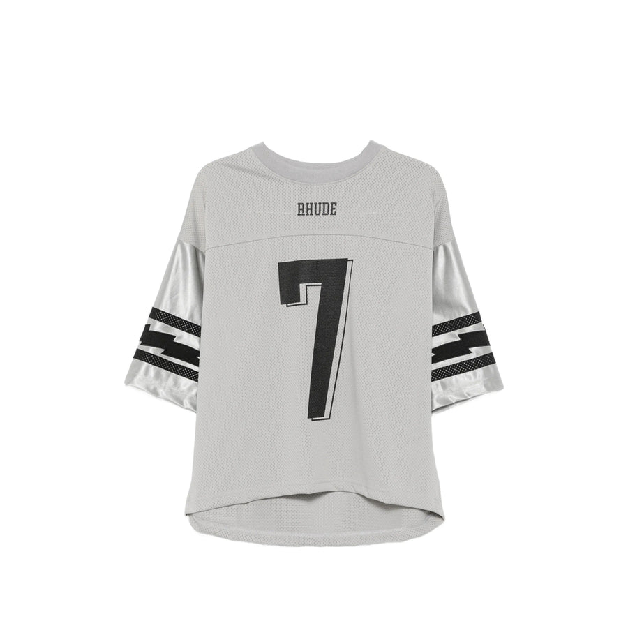 T-Shirt Mesh Grey Polyester T-shirts