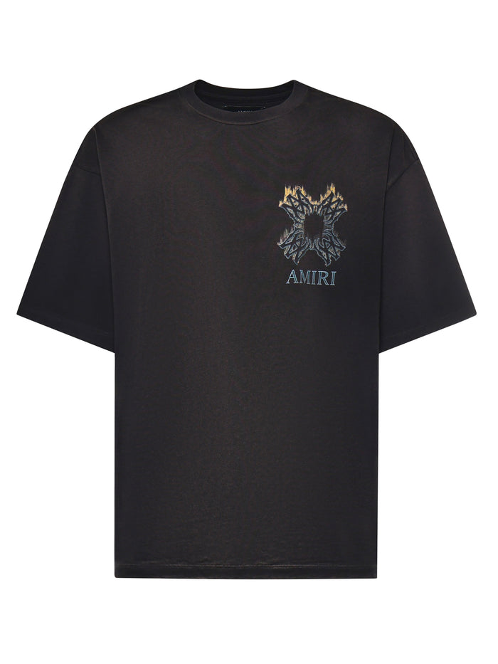 Amiri T-shirts and Polos Black Cotton