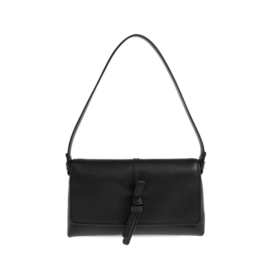 Tote Bag Black Calf Leather