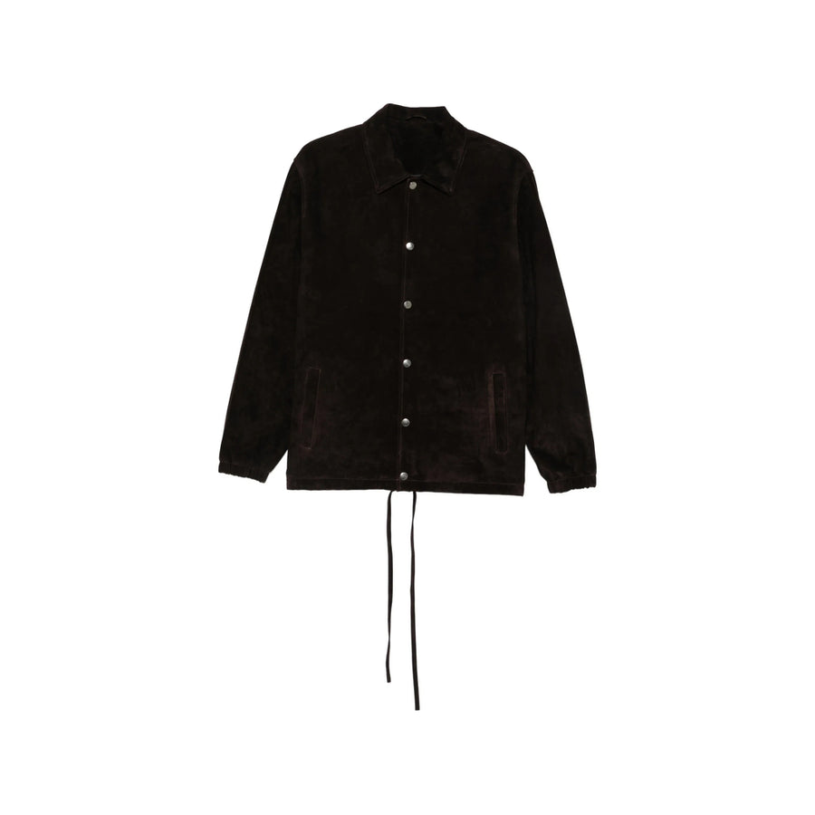 Leather Jacket Brown Suede