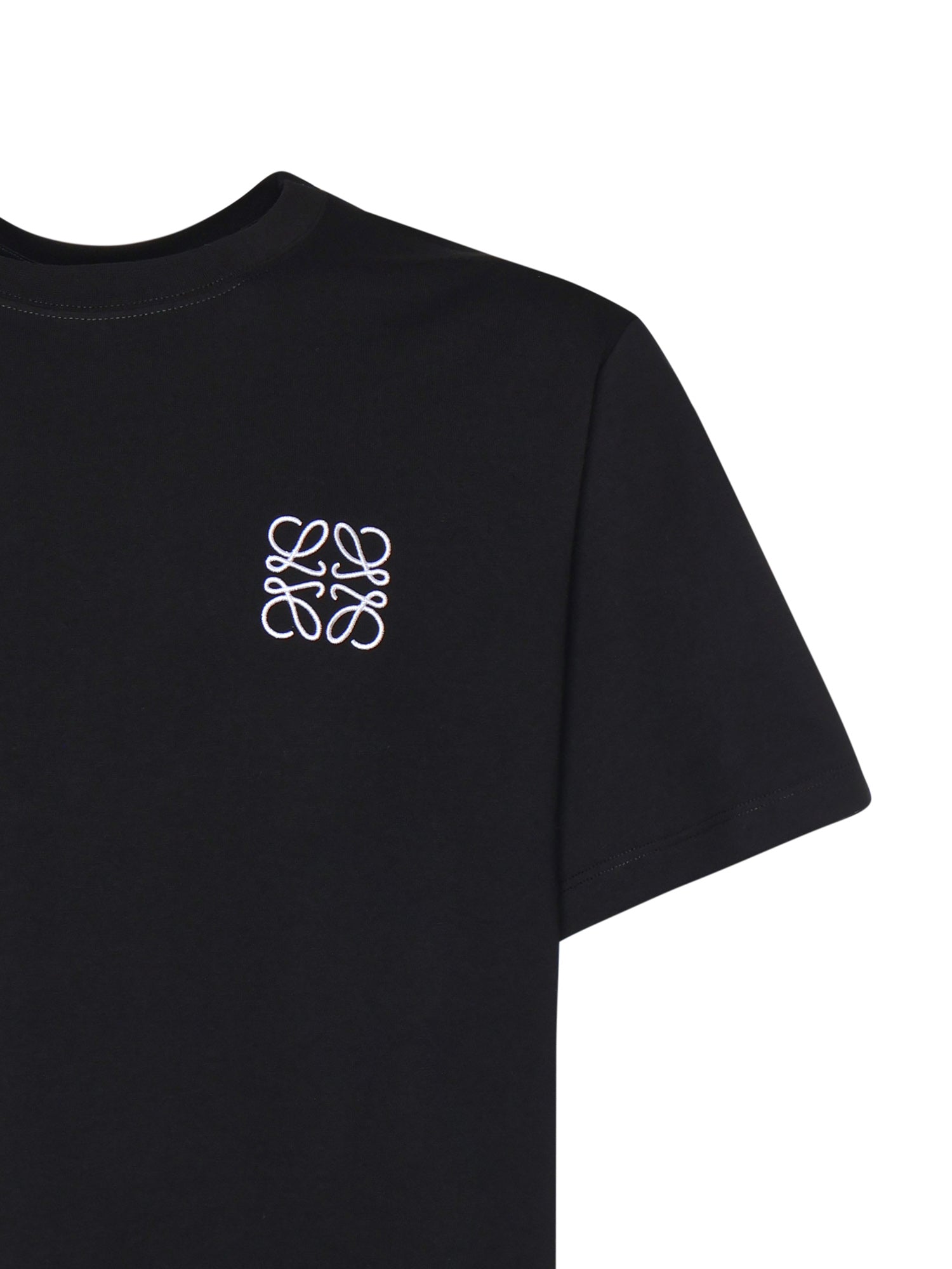 Loewe T-Shirts And Polos Black Cotton