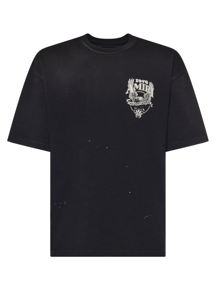 Amiri T-shirts and Polos Black Cotton