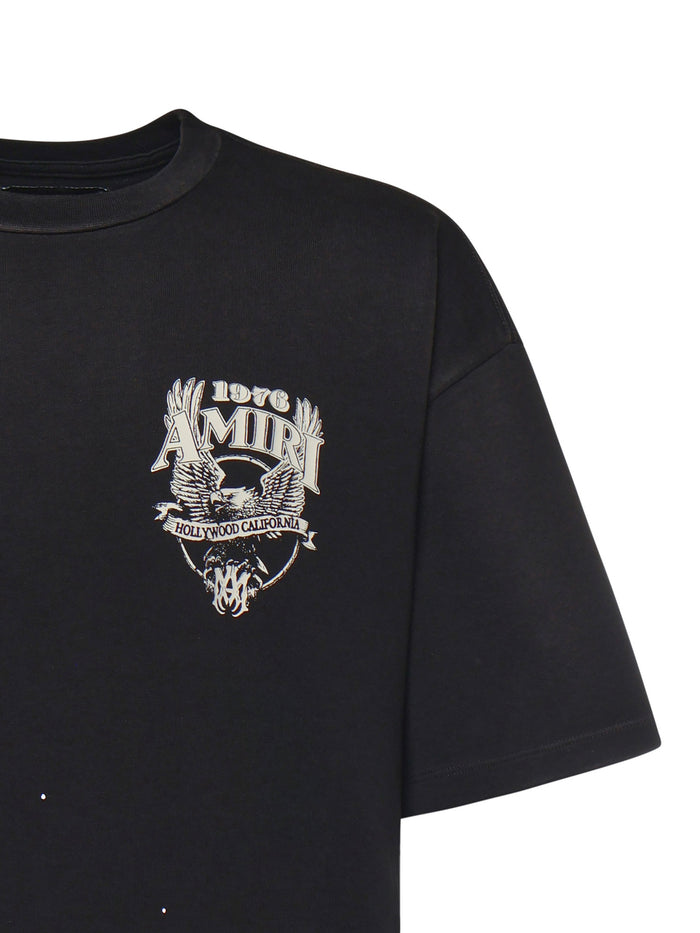 Amiri T-shirts and Polos Black Cotton