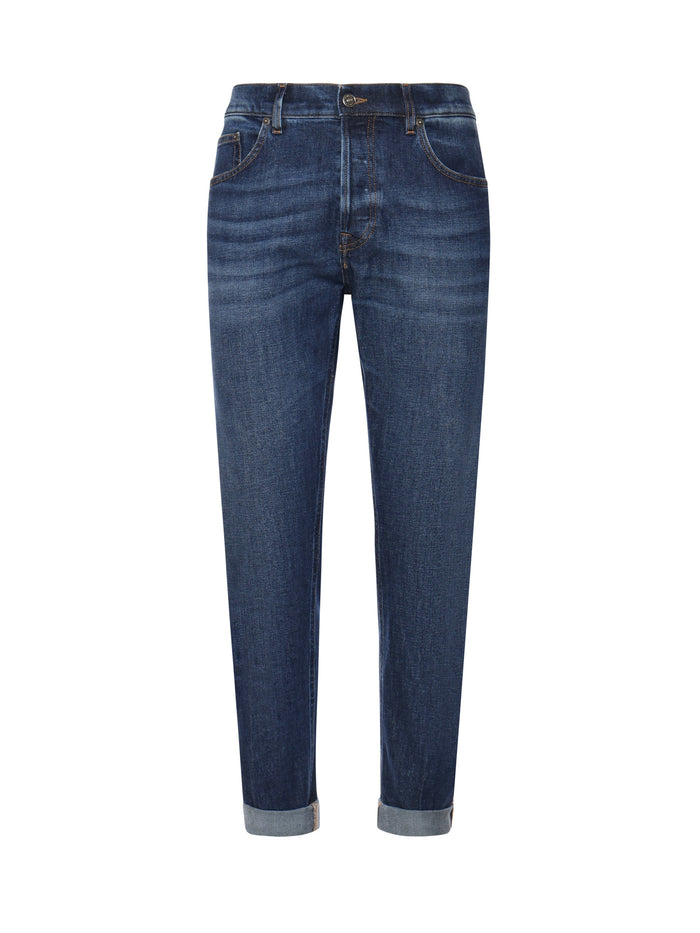 Dondup Jeans Blue Cotton