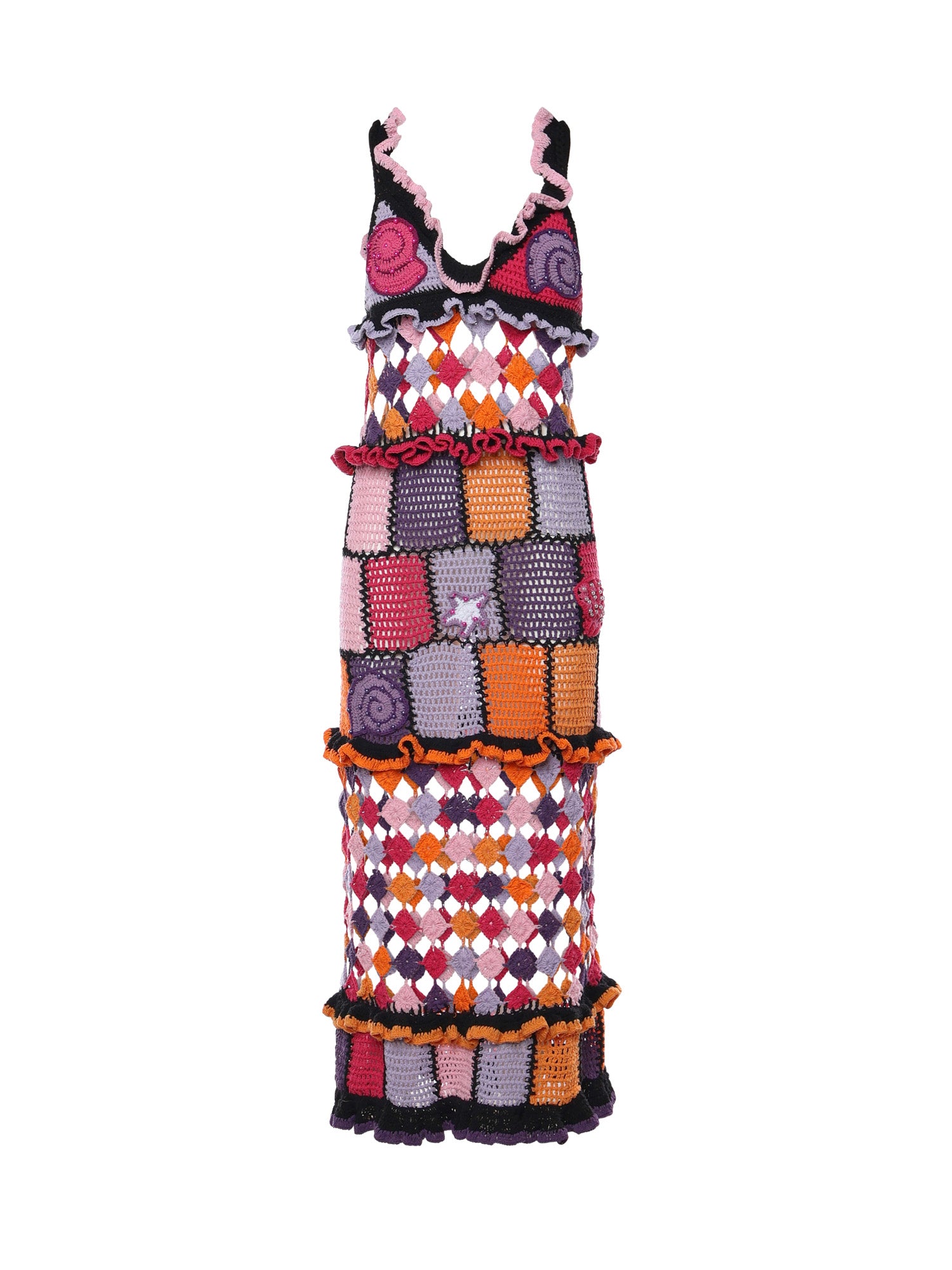 CECILIA B Dresses MultiColour 99.cotton 0.polyester
