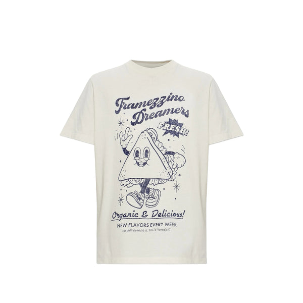 Cotton Graphic Print T-Shirt Neutrals T-shirts & Jerseys