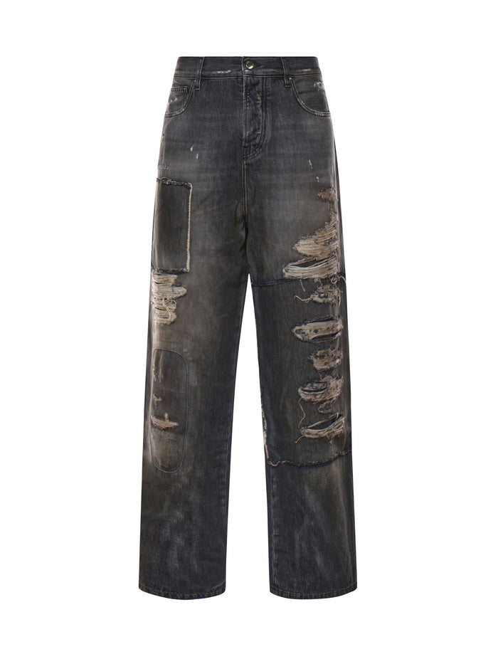 Amiri Jeans Crafted Black Cotton