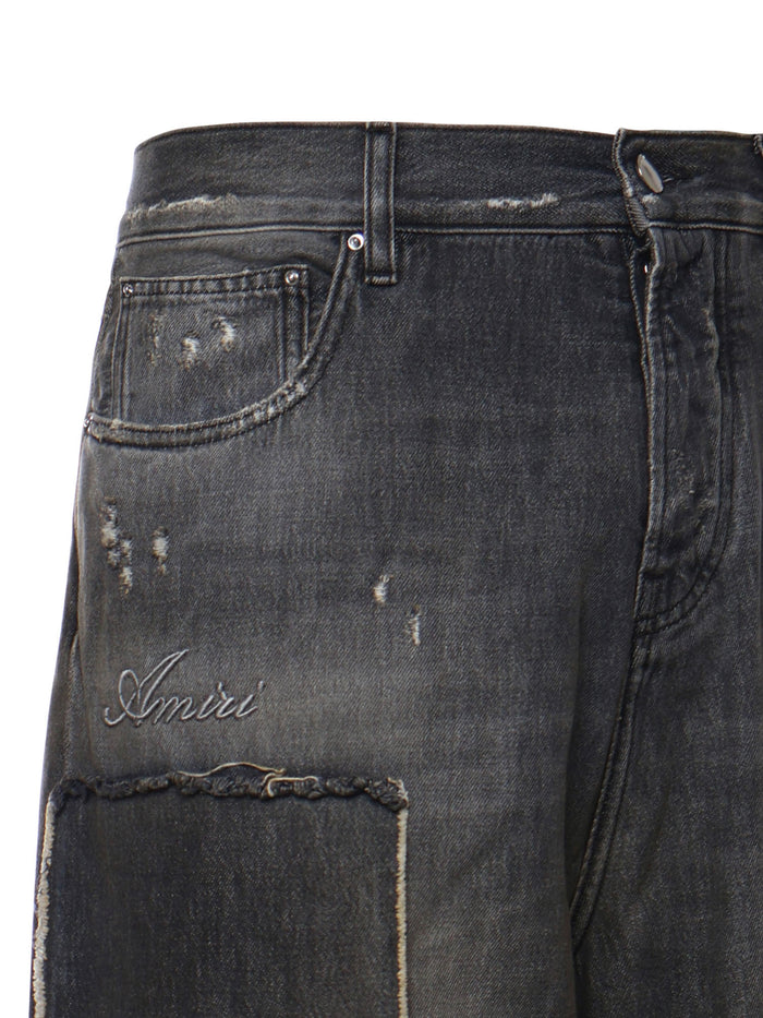 Amiri Jeans Crafted Black Cotton
