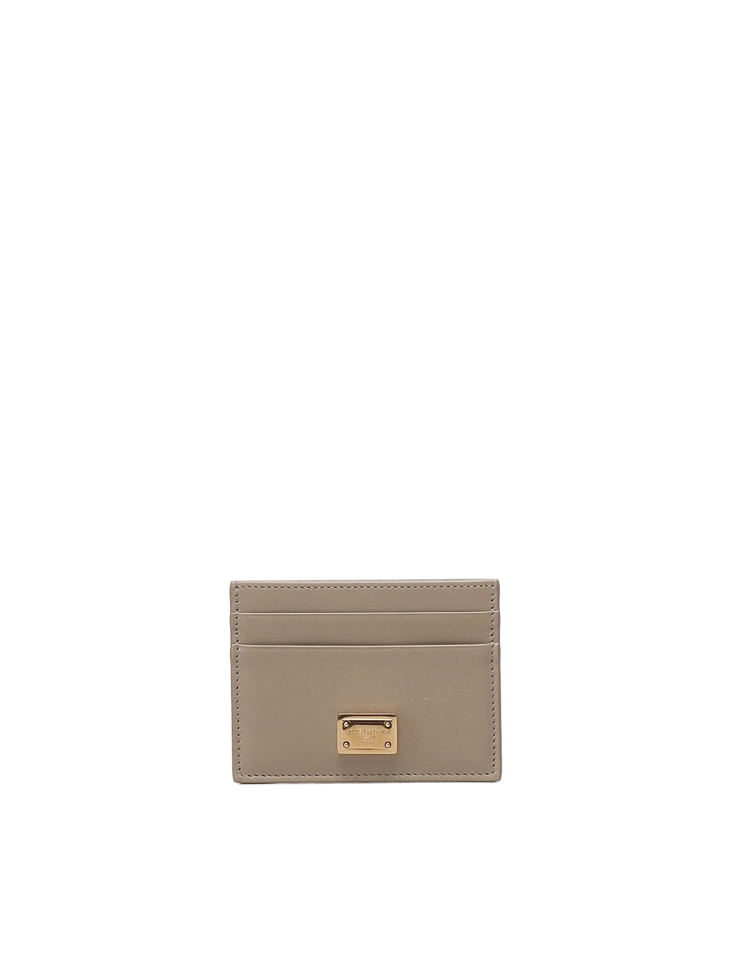 Dolce & Gabbana Wallets Beige Calfskin