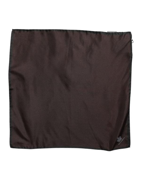 Dolce & Gabbana 100% Silk scarf in brown