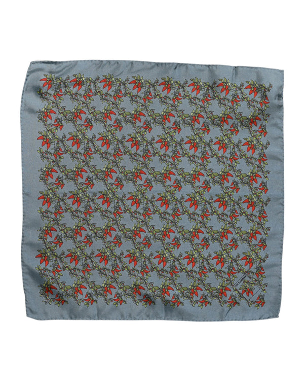 Dolce & Gabbana 100% Silk scarf in gray