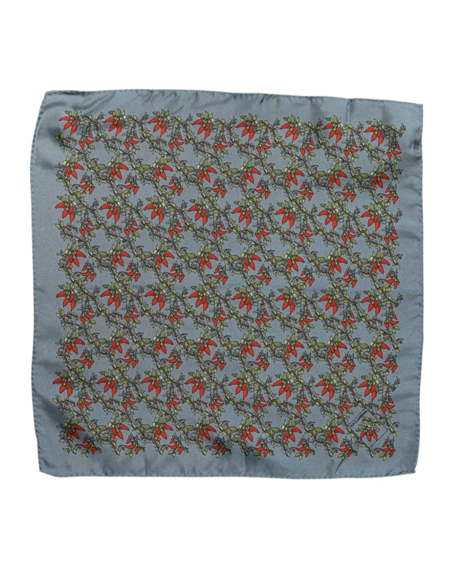 Dolce & Gabbana 100% Silk scarf in gray