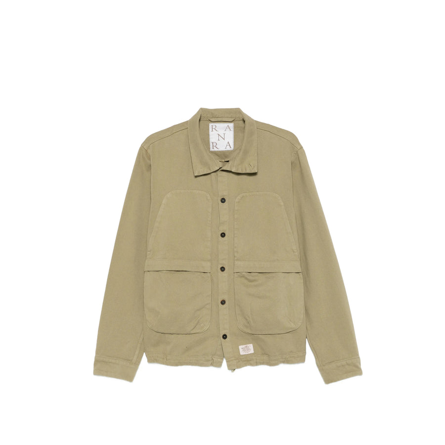 Lightweight Twill Jacket Sage Green Cotton