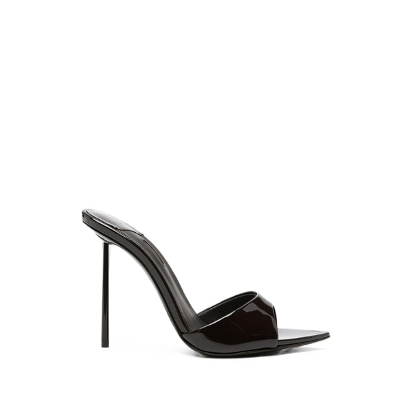 Leather Stiletto Heels Brown