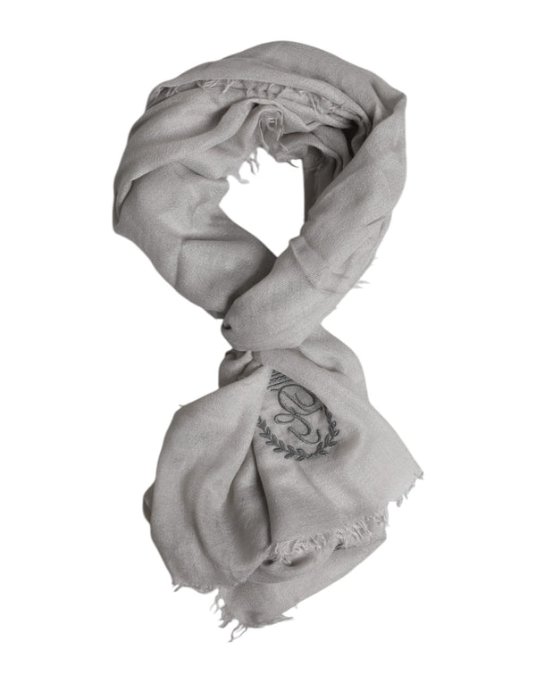 Dolce & Gabbana 70% Cashmere scarf in gray