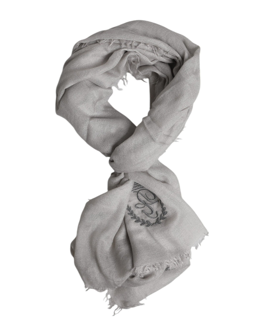 Dolce & Gabbana 70% Cashmere scarf in gray
