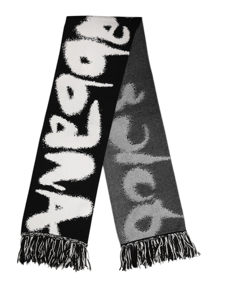 Dolce & Gabbana 100% Cashmere scarf in black