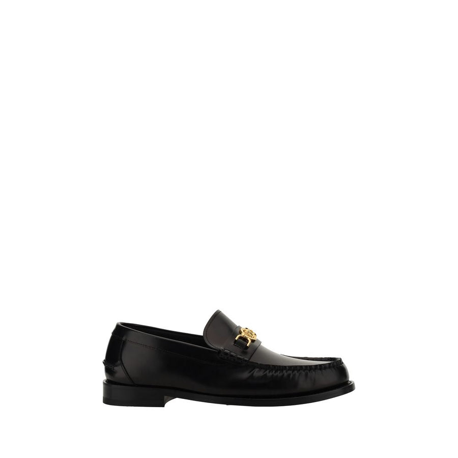 Versace 100% Calf Leather Bos Taurus loafer in black