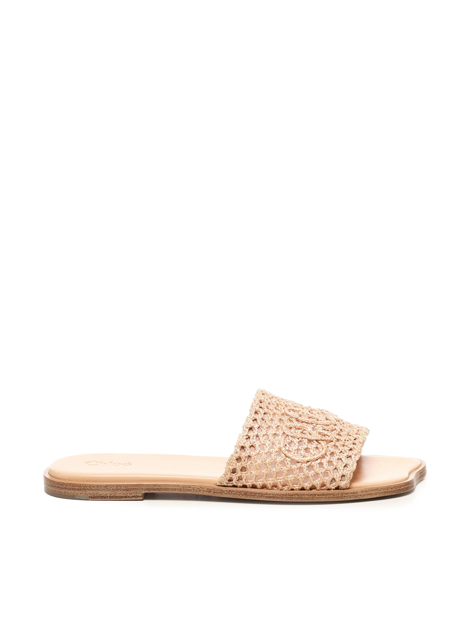 Chloè Sandals Pink Silk