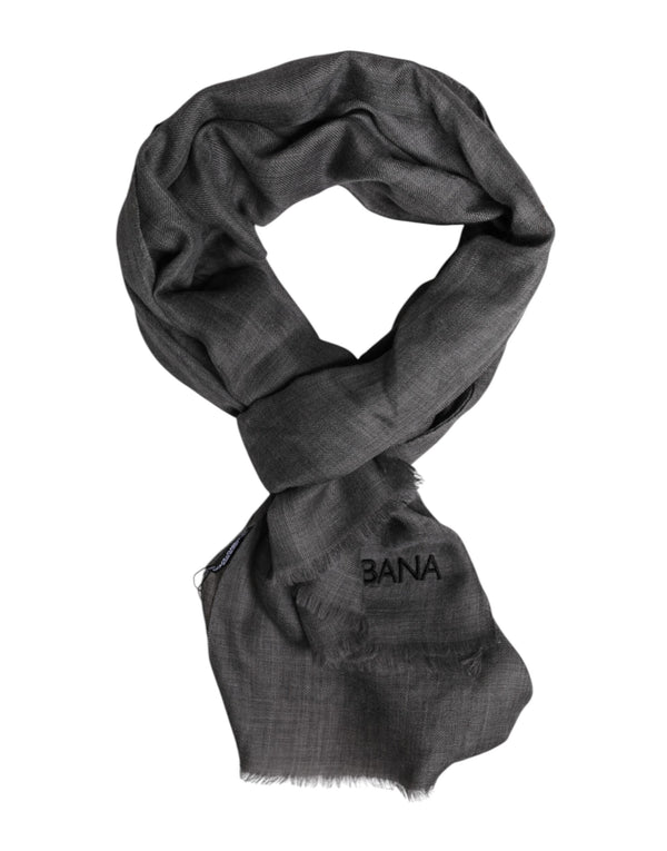 Dolce & Gabbana 100% Cashmere scarf in gray