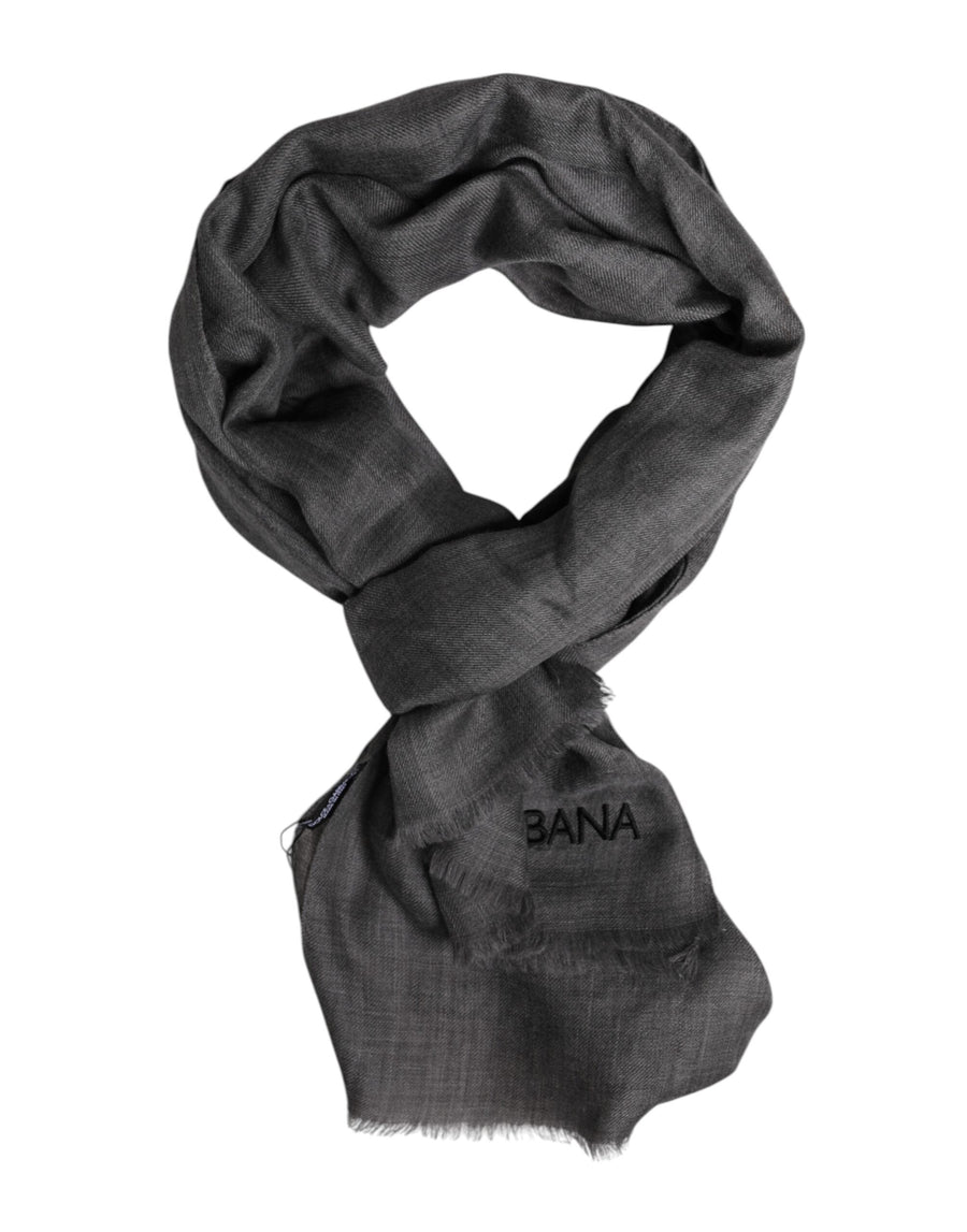 Dolce & Gabbana 100% Cashmere scarf in gray