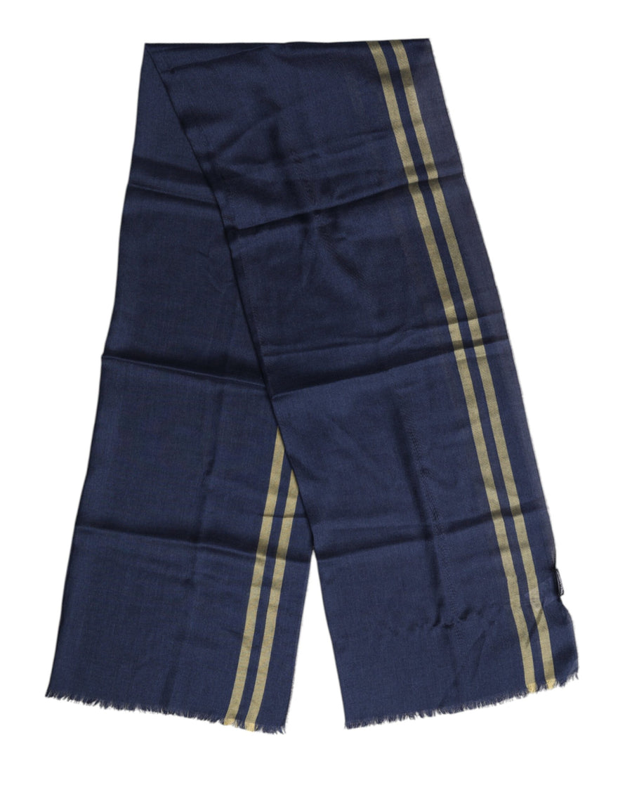 Dolce & Gabbana 66% Cashmere scarf in navy