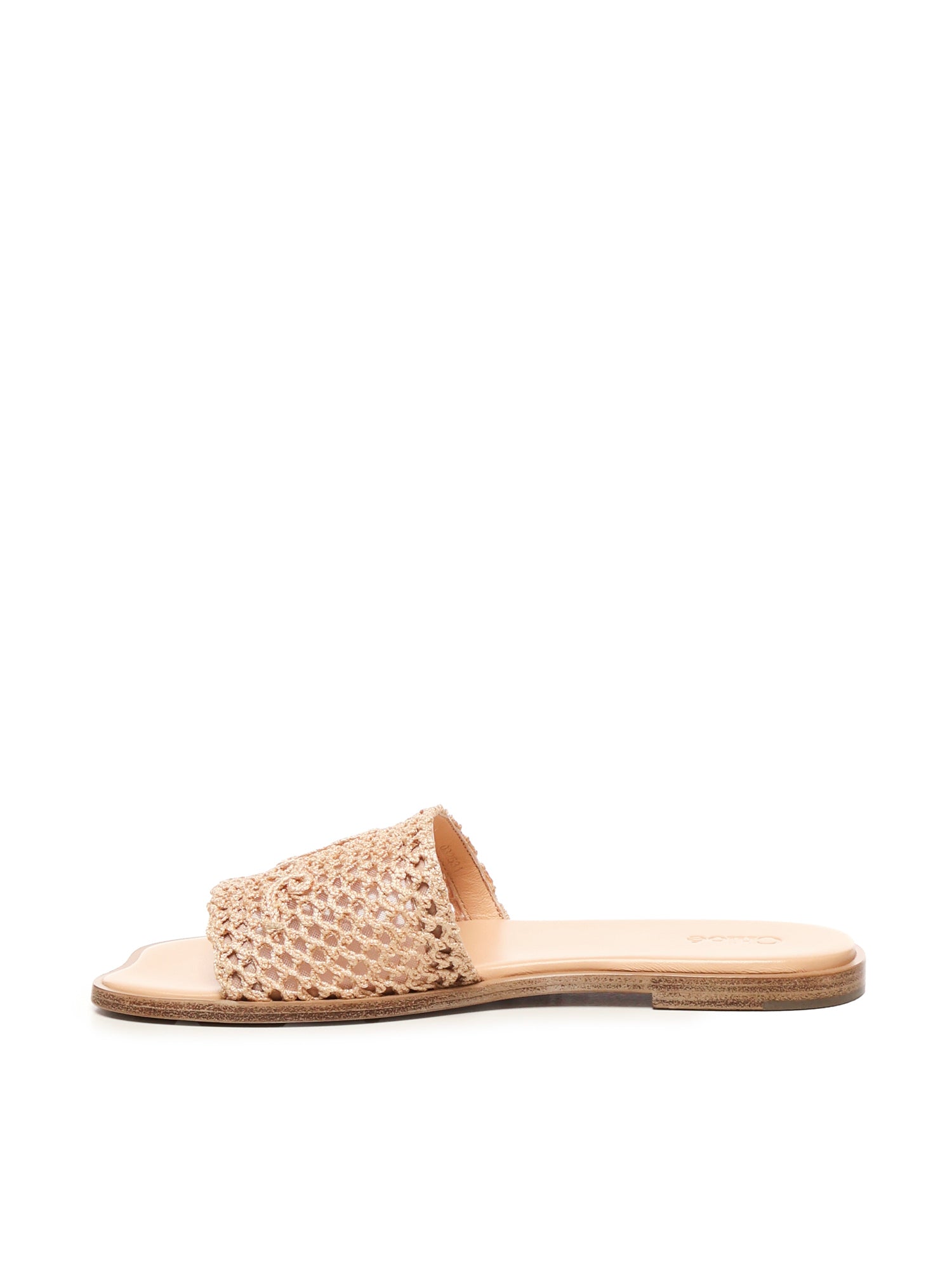 Chloè Sandals Pink Silk